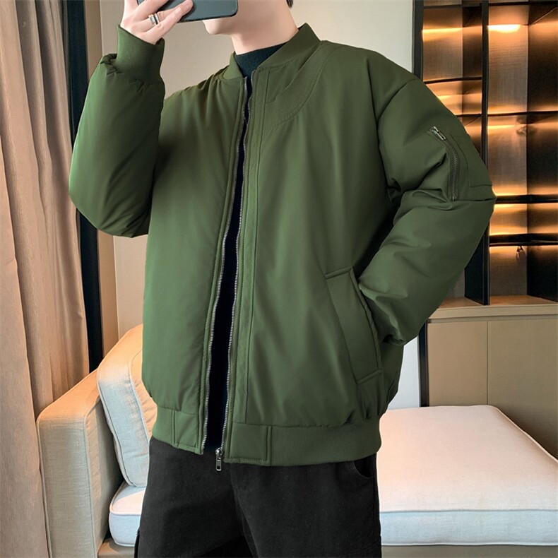 棒球服外套男女棉服美式潮牌复古高级感男装宽松飞行员M0822-P98,男装棉衣,星座308B-2