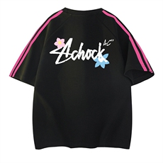 黑色拼红织带