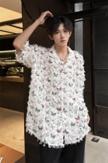 流苏蝴蝶潮男衬衫A071-C85-P45，男装衬衫，电商A071