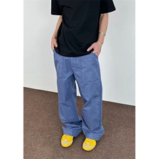 直筒阔腿牛仔裤夏季法工裤做旧复古男宽松百搭休闲工装裤NH181，男装牛仔裤，星座1116A（原606A-3）