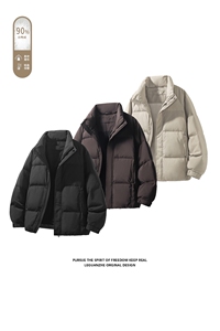 2025 冬季新款 港风白底大码90%白鸭绒羽绒服M-3XL GC160-特P199图片