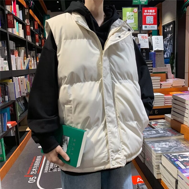 大码秋冬季韩版马甲男女潮流立领棉服修身加厚坎MJ908-P50,男装背心/马甲,星座1109-3