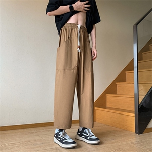 美式机能vibe直筒冲锋裤日系高街宽松工装休闲长裤男 K7053-P36图片