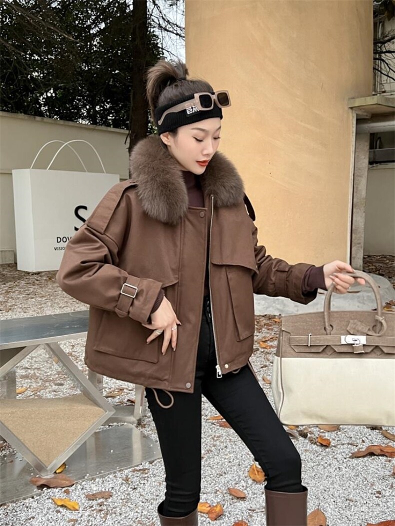 冬季新款欧韩羽绒服派克，女装羽绒服，妙衣西子