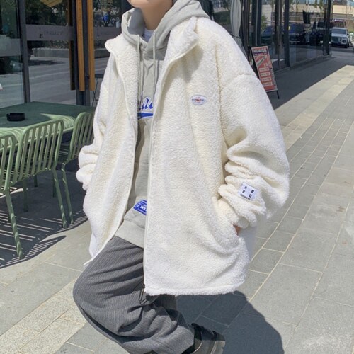 冬装羊羔绒棉服外套潮流宽松休闲加厚棉衣A161-2-276-P95，男装棉衣，电商A161-2