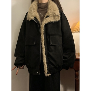 主推冬季新款宽松/座山雕加厚外套潮加厚棉衣XZ102B-1M801-P135图片