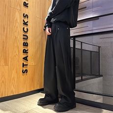 原宿长裤青春流行简约纯色男时尚休闲裤潮运动裤宽松型，男装休闲裤，星座716-2