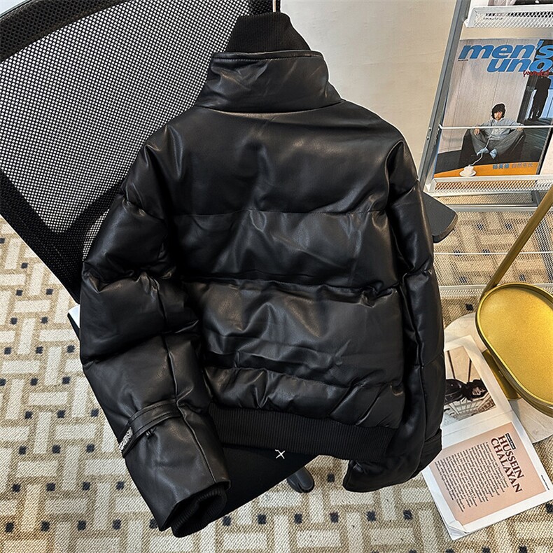 高级感假两件男女冬季金属感夹克立领棉服面包服外套MY0834-P120,男装夹克,星座308B-1