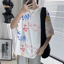 男圆领T恤短袖T06P25图片