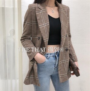 秋冬羊毛呢料西服图片