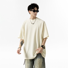 XZ809A/JL02/特P24/控48肌理感拼接圆领T恤，男装T恤，星座809A(原222-1)