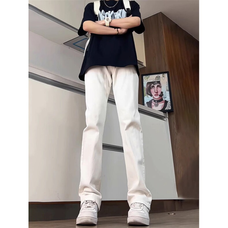 1014-1-KF001-P39-美式高街cleanfit纯色休闲牛仔裤男,男装牛仔裤,星座1014-1