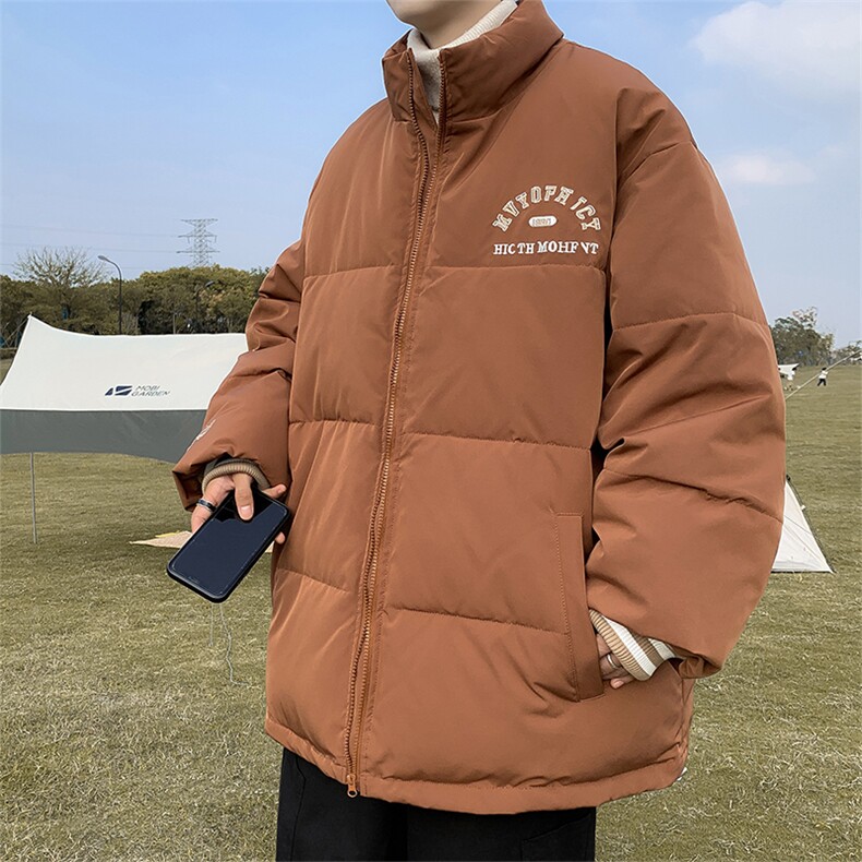 棉服男高品冬季棉袄潮流宽松休闲加厚外套男港风潮牌M0853-P80,男装棉衣,星座308B-1