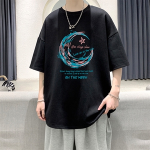 230g重磅纯棉短袖t恤男大码半袖半截袖 DX17341-P20图片