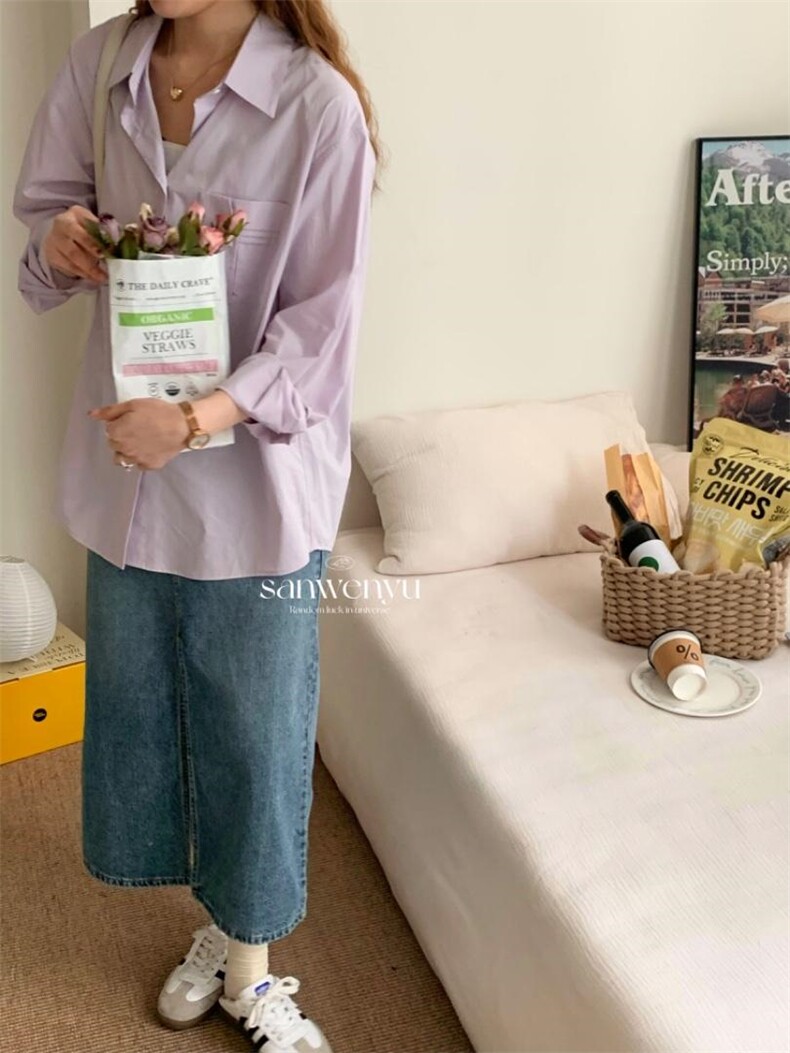 补单韩系春季衬衣，其它，三文鱼