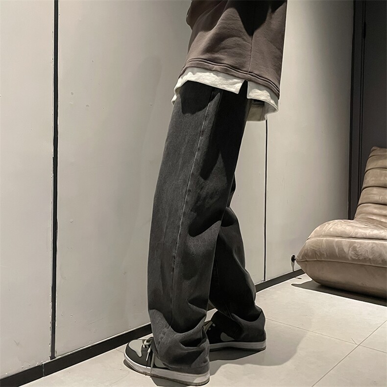 加绒加厚松紧腰牛仔裤直筒品质好B342-W110-特P32加绒P40控58,男装牛仔裤,电商B342