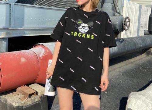 夏季满印钉珠T，女装，NOUSWEETY 诺小姐衣橱