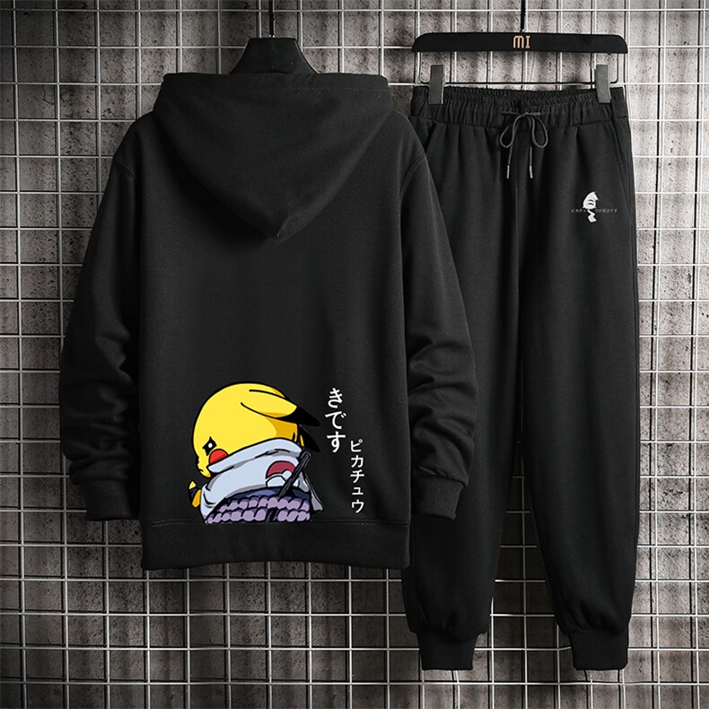 TL8036-P80连帽卫衣套装男运动套装两件套网格挂拍,男装卫衣,电商A040A