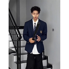 C316XZ000P75春装新款制服DK转场班服校服时尚西装外套男学院，男装西服套装，电商C316