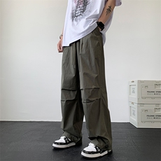 美式高街hiphop工装裤伞兵裤显瘦宽松阔腿裤XZ211-1-K2331-P55，男装工装外套，星座211-1