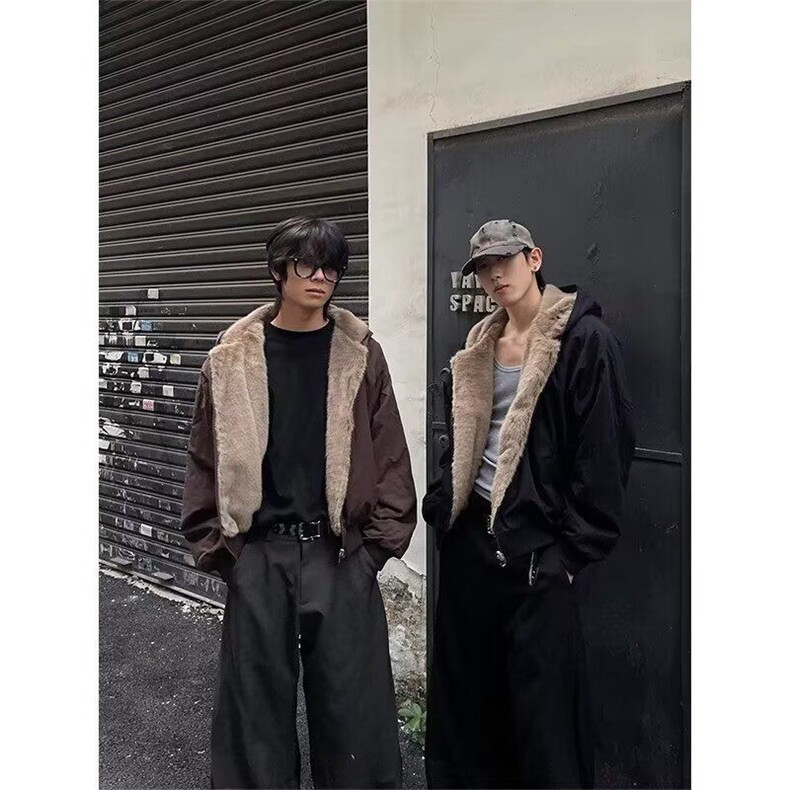 JY672-P105座山雕棉服棉衣男生保暖运动休闲潮牌帅气外套网图,男装棉衣,星座1501-3