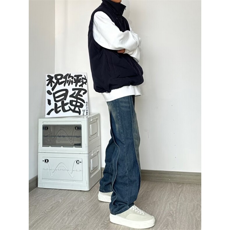 美式牛仔裤男款秋季长裤潮HB18P48,男装牛仔裤,星座1116-2