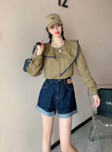 秋装现货，小衫，其它，精典蓝月