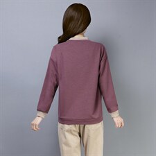 2021年春季新款潮韩版套头圆领卫衣女宽松百搭上衣服女士打底衫棉，女装卫衣/绒衫，简韵佳