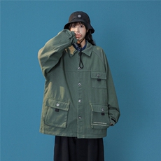 25春季新款工装韩版潮流复古男女夹克外套上衣JK52/P95/138，男装夹克，星座202-3