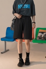 K6027/P20中性风纯色休闲短裤男女宽松弹力中裤新款大码跑量控29，男装休闲裤，电商A141