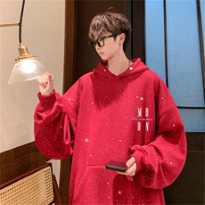 24秋新款高品质满天星亮片连帽卫衣MDDN英文印花MWL9166-P50控88，男装卫衣，星座508（原C305）