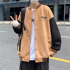 秋季高街ins设计感小众棒球服外套男潮牌ioversize夹克W4881-P40，男装夹克，星座512-2