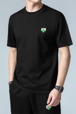 短袖t恤男士2023新款夏季薄款潮牌冰丝半袖宽松圆领体恤衣服男装，男装T恤，电商B212（原钱塘6029）