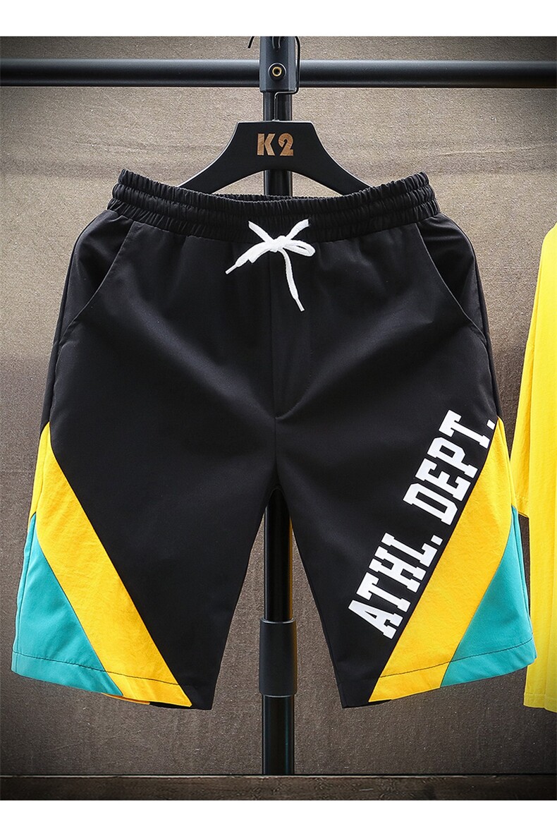 短裤男士夏季休闲五分韩版潮流宽松七分潮牌运动夏天中裤V101,男装休闲裤,星座509