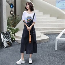 2025新款法式小香风背带连衣裙子女夏季复古设计感小众，女装连衣裙，梦懿尔