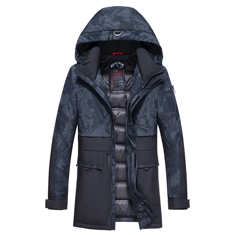 B2156钱塘2020-3冬季继续90白鸭绒连帽羽绒服男装羽绒服P245,男装羽绒服,钱塘207-3
