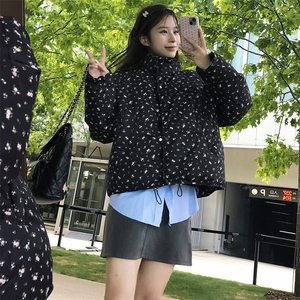 A459-P88 碎花短款棉衣棉服港风高级感上衣外套图片