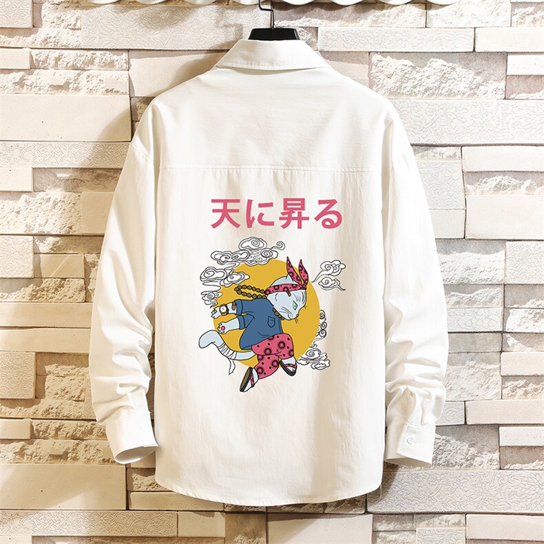 CS15012-P38 长袖衬衫男士大码宽松衬衣男寸衫男寸衣图片