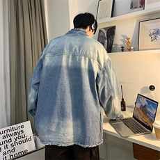 美式复古高街夹克男2024年春秋季新款潮牌宽松棒球服外套，男装夹克，星座716-4