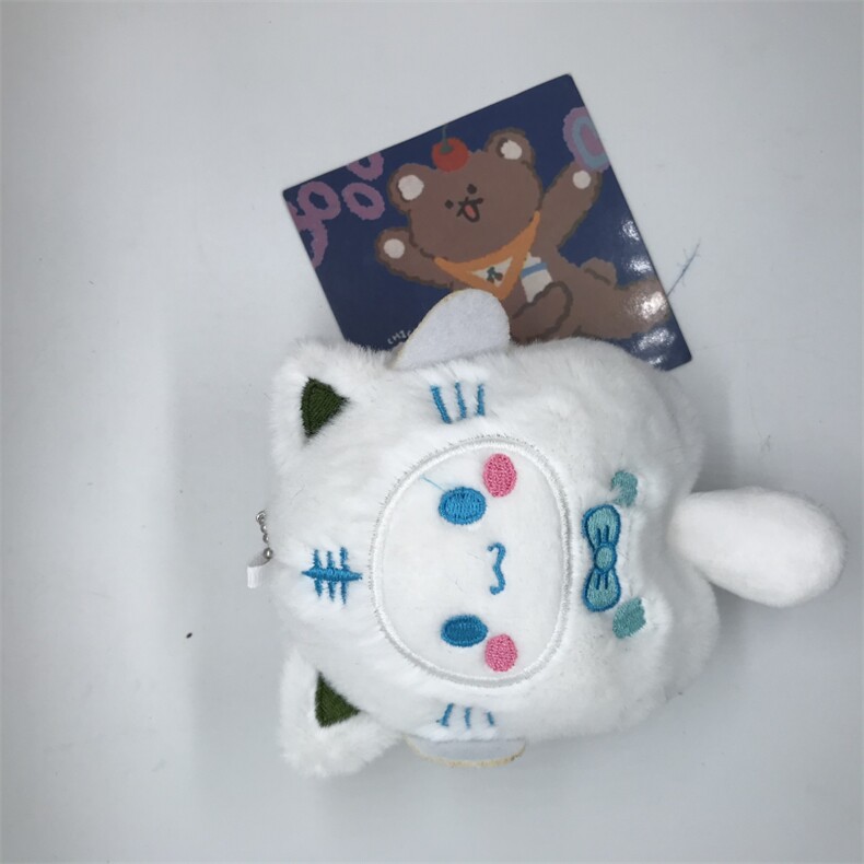 三丽欧猫卡通精品可爱毛绒挂件爆款动画小猫猫挂件，山东三丰挂件网供