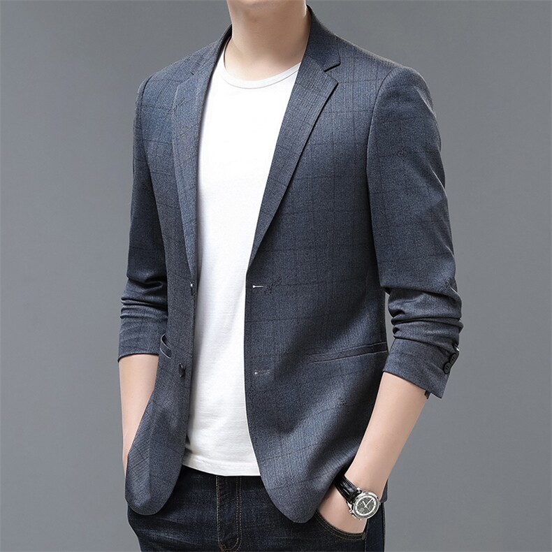 DW23166春季新款西装男西服简约外套西服商务休闲小西装单西P150,男装西服,电商B360