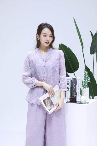 麻料小衫，女装，菲特佳人