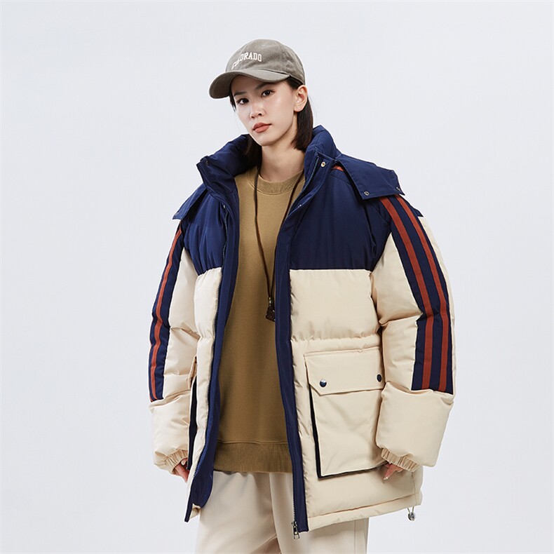 潮牌无影墙新款织拼色连帽服潮流保暖棉衣M085-P110控159,男装棉衣,星座717