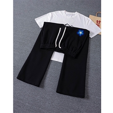 【杭州货档口现货】秋冬花卉男女卫裤休闲裤XZ610A-特P48-控79，男装休闲裤，星座610A