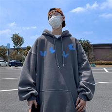 抖音得物供货可提供视频春装重磅美式宽松连帽卫衣DL2439，男装卫衣，电商A486-1