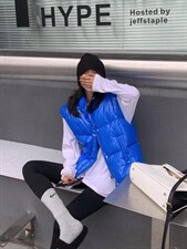 90白鸭绒马甲，女装马甲，ANRUILA