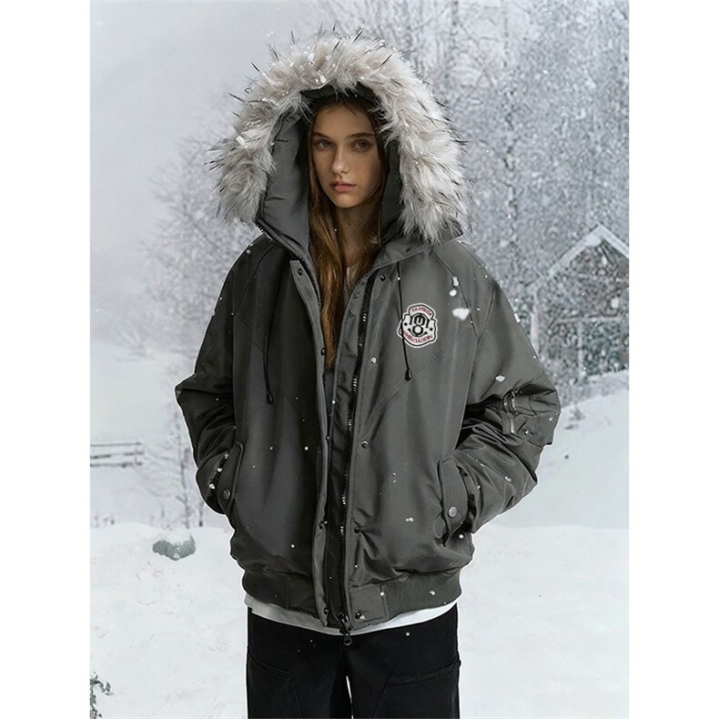 [网图]加厚派克服棉衣印花可拆卸毛领派克服DT53085-TP120208，男装棉衣，电商A102