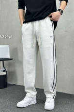 条纹垂感休闲弯刀裤男宽松百搭卫裤运动长裤A329-K8721-P65，男装休闲裤，电商A329