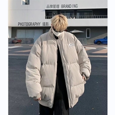 美式休闲加厚棉衣棒球服男女冬季宽松情侣外套潮MF231-P103，男装棉衣，星座412-3