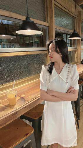 重工连衣裙，女装连衣裙，火引冰薪